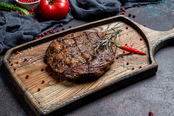 juicy Ribeye steak