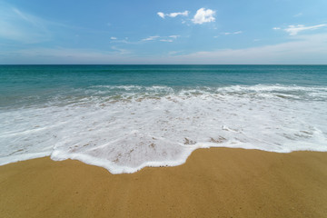 Text Space blue sky sea shore beach