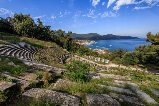 ancient theater. Limenas, Thassos
