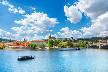 Obraz premium Prague in a summer day, Czech Republic