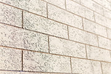 Rough wall texture, wall background, house facade with spatula technology. Close