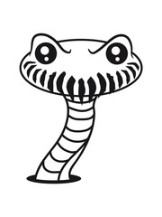 boden loch schlange wurm gefährlich monster böse gesicht comic cartoon clipart horror halloween