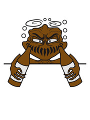bier betrunken flaschen saufen party feiern alkohol trinken durst gnom klein dämon teufel hölle monster böse comic cartoon clipart horror halloween