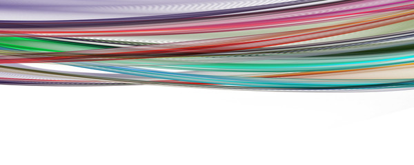 Abstract elegant wave panorama design with space for your text