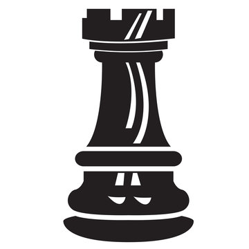 recommend clip art: Isolated rook chess piece icon
