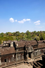 Fototapeta na wymiar The Angkor Wat historic site in Cambodia.