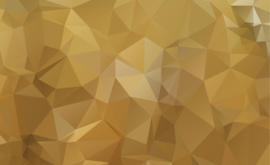 Light Orange vector Low poly crystal background. Polygon design pattern. Low poly illustration, low polygon background.