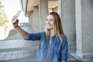 Student Taking a Selfie or Video Calling