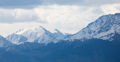 sunrise over the mountains