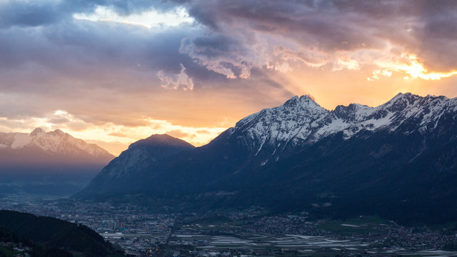 Alpine Sunset © Raphael