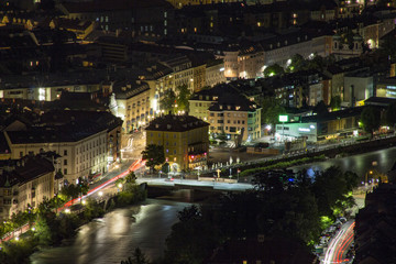 Fototapeta na wymiar Innsbruck from Above