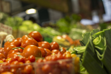 At the market