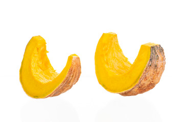 Thai pumpkins  on white background