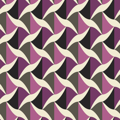 Stylish wavy background. Seamless pattern.Vector. スタイリッシュなみなみパターン