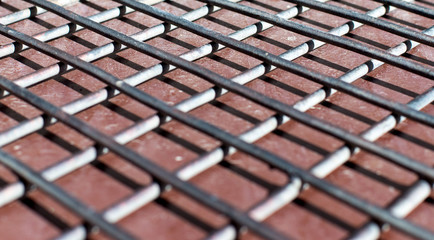 abstract background, metal square screen