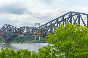 Quebec city bridge in Quebec city, Canada
