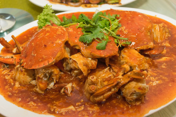 Singapore Chilli Crab Cuisine
