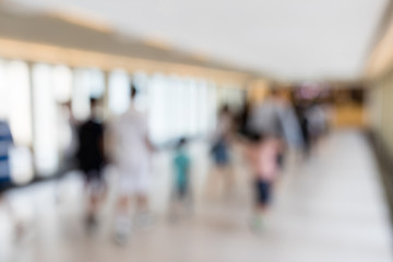 Blur of Shopping center