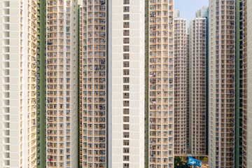 Obraz premium Hong Kong residential skyscraper