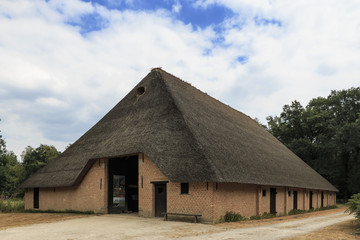 Fototapeta na wymiar Old farmhouse in Bokrijk, Belgium