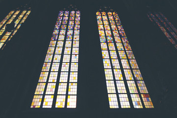 Ancient glass in the Catholic Church
