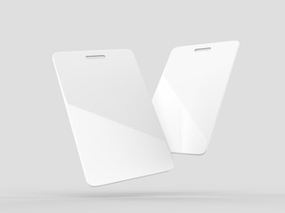 Blank Bag Tag, Event Passe and Name Badge for mock up design. 