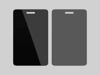 Blank Bag Tag, Event Passe and Name Badge for mock up design. 