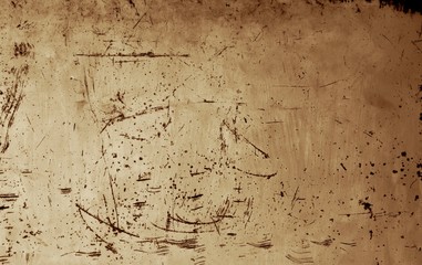 Grunge and scratch metal plate background