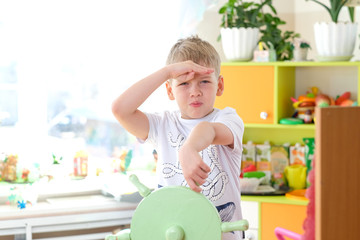 Children smiles laughter children's joy kindergarten