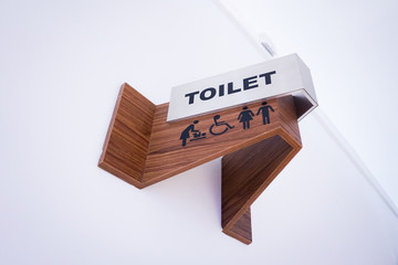 Modern toilet signs