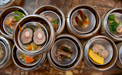 dim sum Appetizer of China, popular to eat breakfast