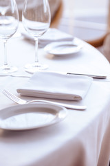 Delicious food ready and decorated.  Banquet table.