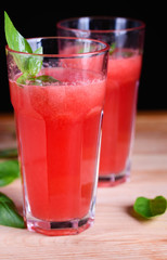 Refreshing summer watermelon cocktail