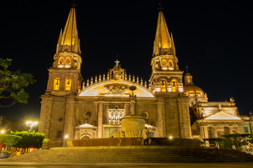 Fototapeta na wymiar Church in Guadalajara, Mexico