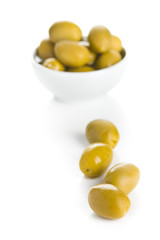 The green olives.