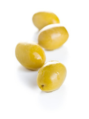 The green olives.
