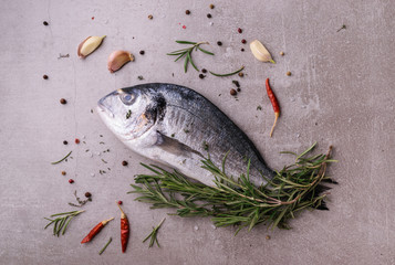 Cooking fresh dorado fish