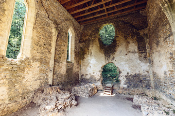 The interior of a 14th Century Church