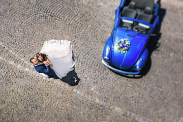 Sensual portrait of a young couple