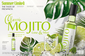 Refreshing mojito ads