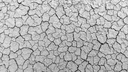 Close up dried cracked earth soil ground texture background