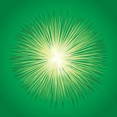 Abstract background. Explosion. Vector drawing