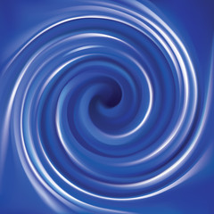 Vector background of cobalt swirling water texture