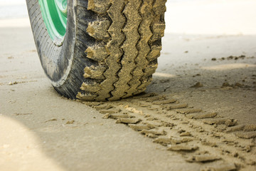 trace from a wheel