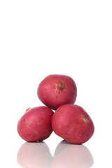 Close-Up Of Radish  White Background