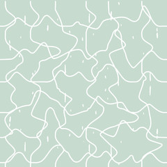 Abstract wavy line pattern, seamless vector geometric background.