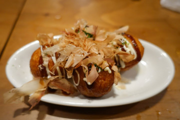 japanese food in tokyo. Japan.