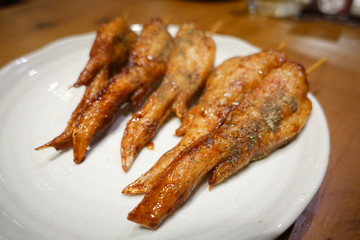 japanese food in tokyo. Japan.