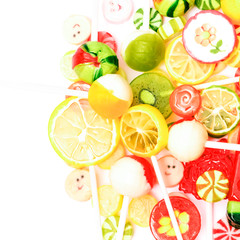 Candy, sweet colorful food