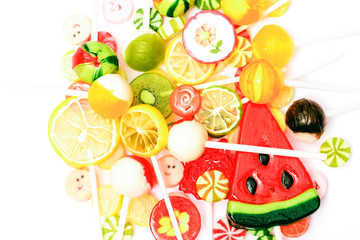 Candy, sweet colorful food